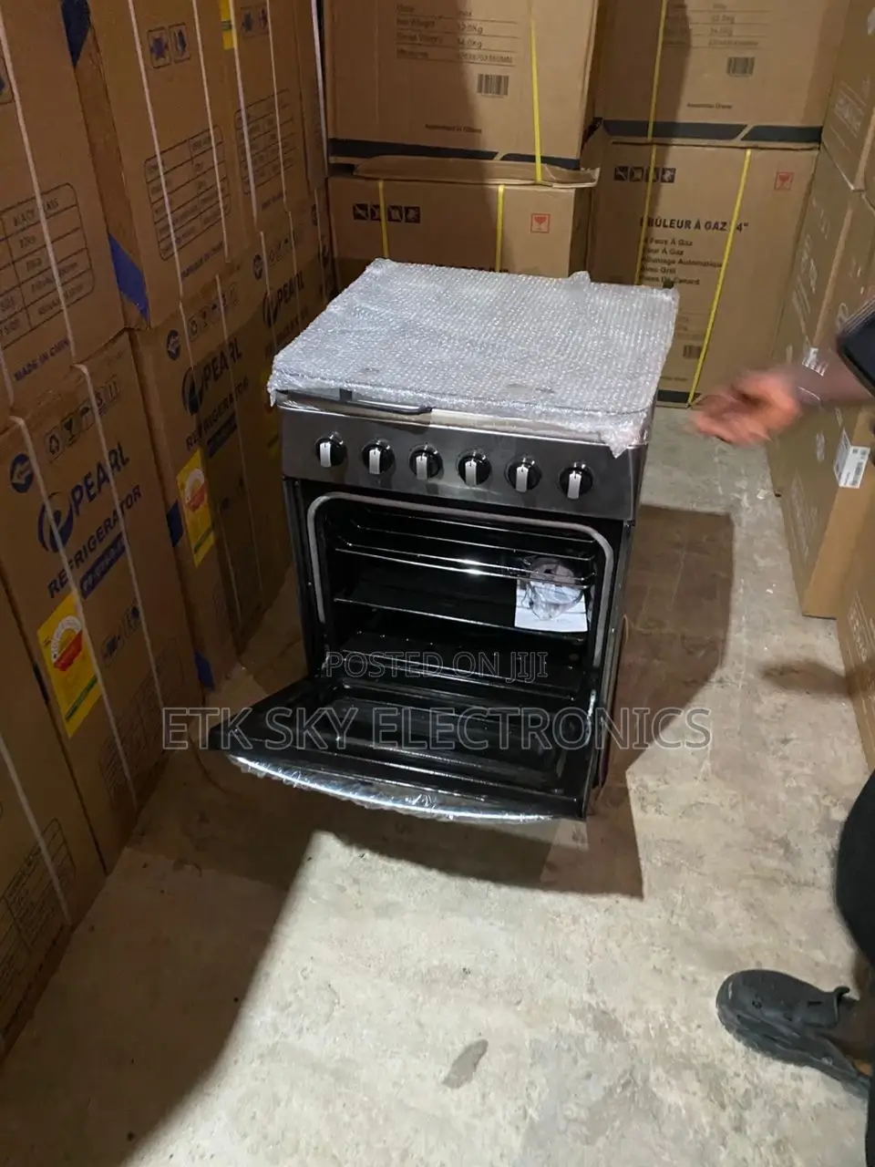 50x50 Pearl 4burner Gas Cooker With Oven
