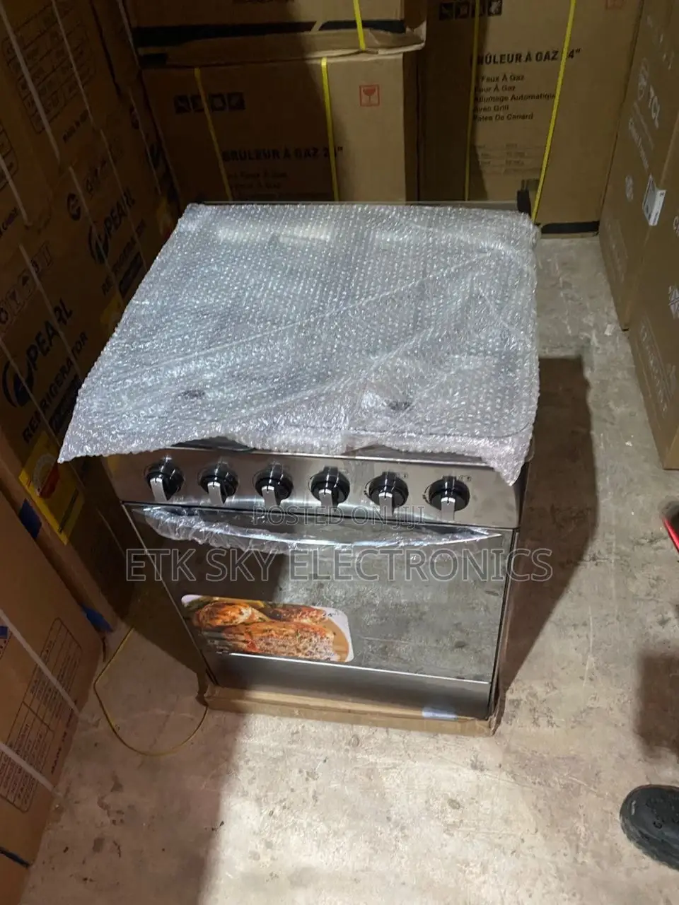 50x50 Pearl 4burner Gas Cooker With Oven
