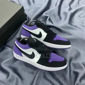 Air Jordan 1 Low Court Purple Sneakers