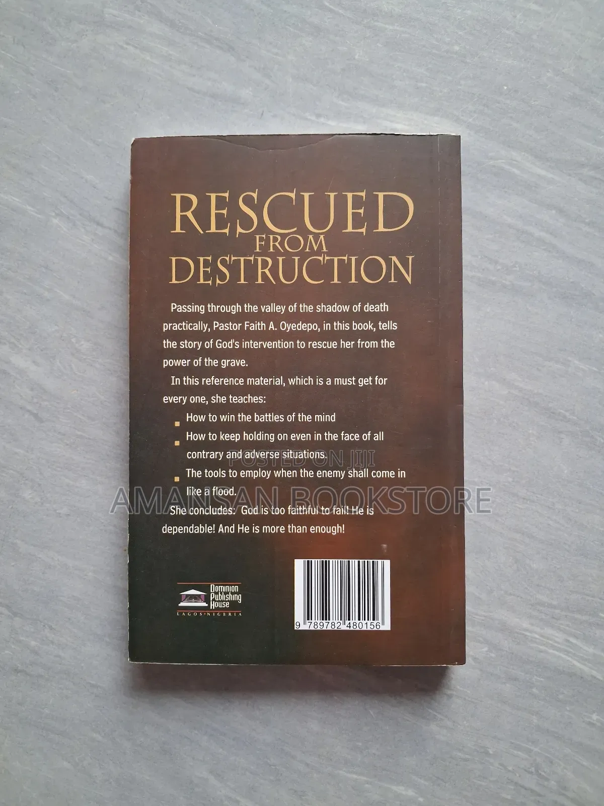 Rescued From Destruction