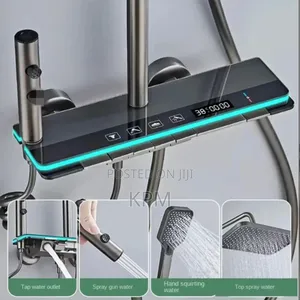 7th Generation Smart Digital Flat Panel Piano Shower Complete Set