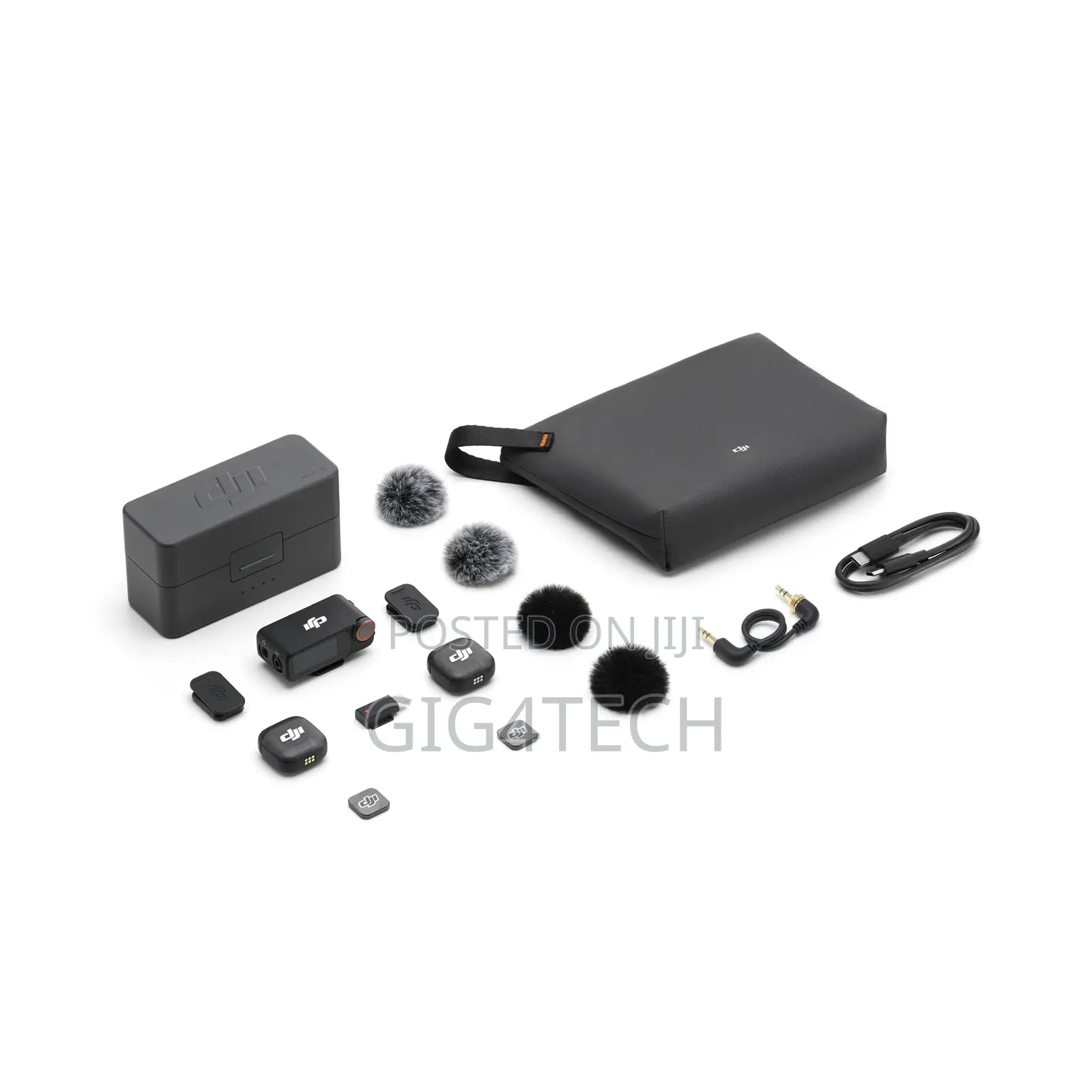 Dji Mic 3 Wireless Microphone (2 Tx + 1 Rx + Charging Case)