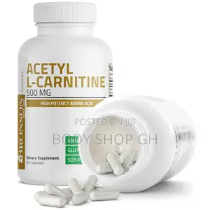 Bronson Acetyl L-Carnitine 500 Mg High Potency Amino Acid 60 Capsules