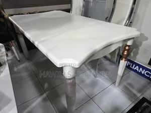 White Dining Wooden Table