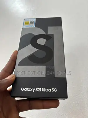 New Samsung Galaxy S21 Ultra 5G 128 GB Black