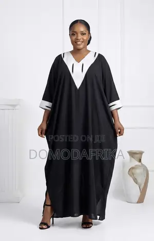 Black Boubou Dress for Funerals