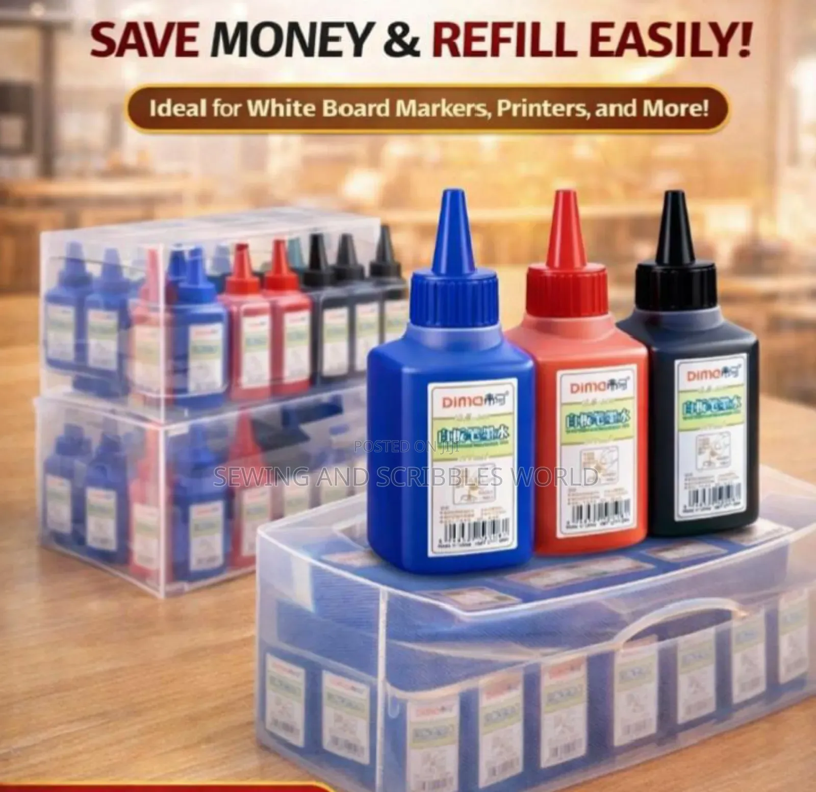Quality Refillable Markers and Inks (100ml)