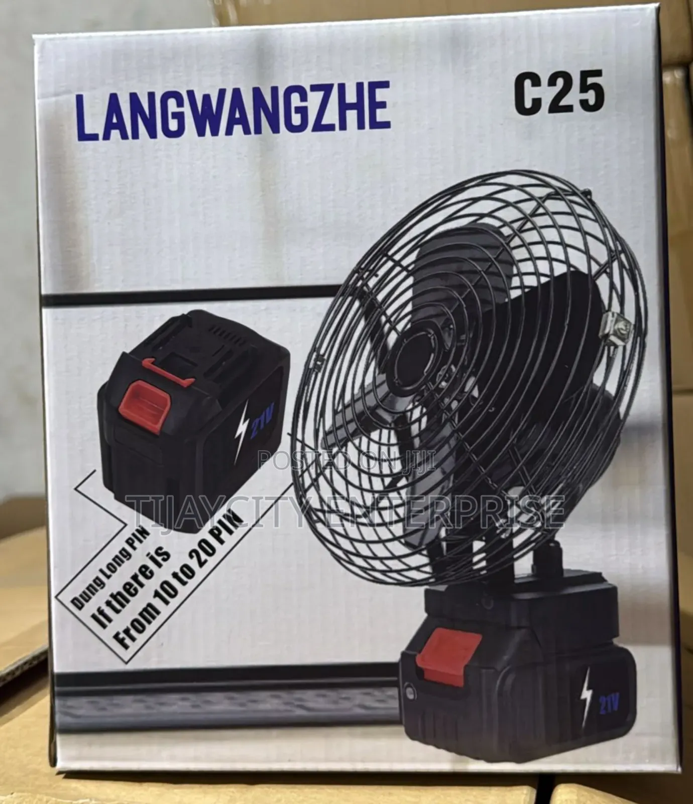 Langwangzhe C25 Portable Rechargeable Fan