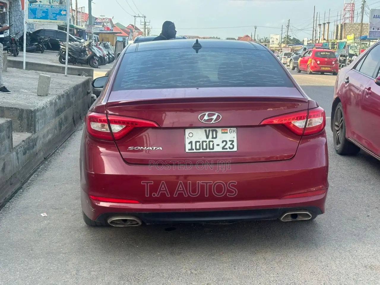 Hyundai Sonata Limited 2.0T Seban (2.0L 4cyl 6A) 2016 Red