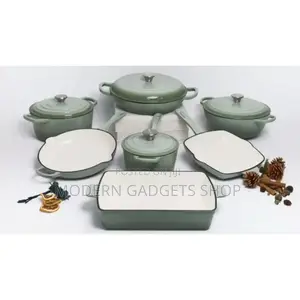 Eco-friendly Enamel Coat Cooking Pots With Pan