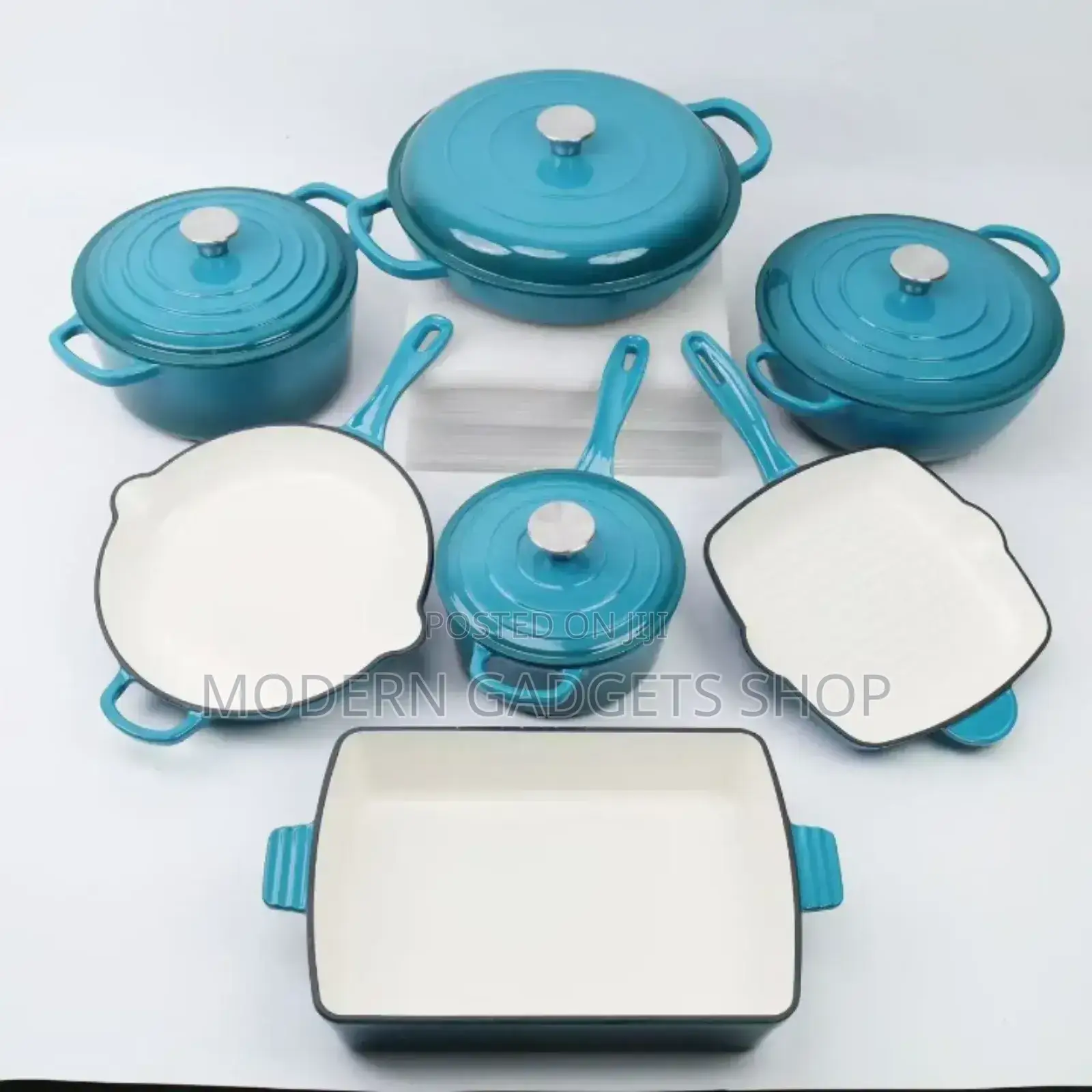 Eco-friendly Enamel Coat Cooking Pots With Pan