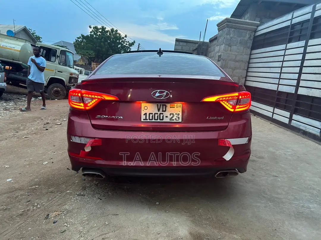 Hyundai Sonata Limited 2.0T Seban (2.0L 4cyl 6A) 2016 Red