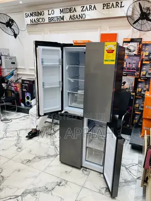 Unique Nasco Nasf-400fdr1 Side by Side Refrigerator(Gray) 