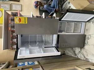 Get Original Side by Side Nasf-400fdr1 Electric Nadco Grey Fridge