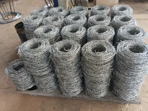 Galvanized Barbwire