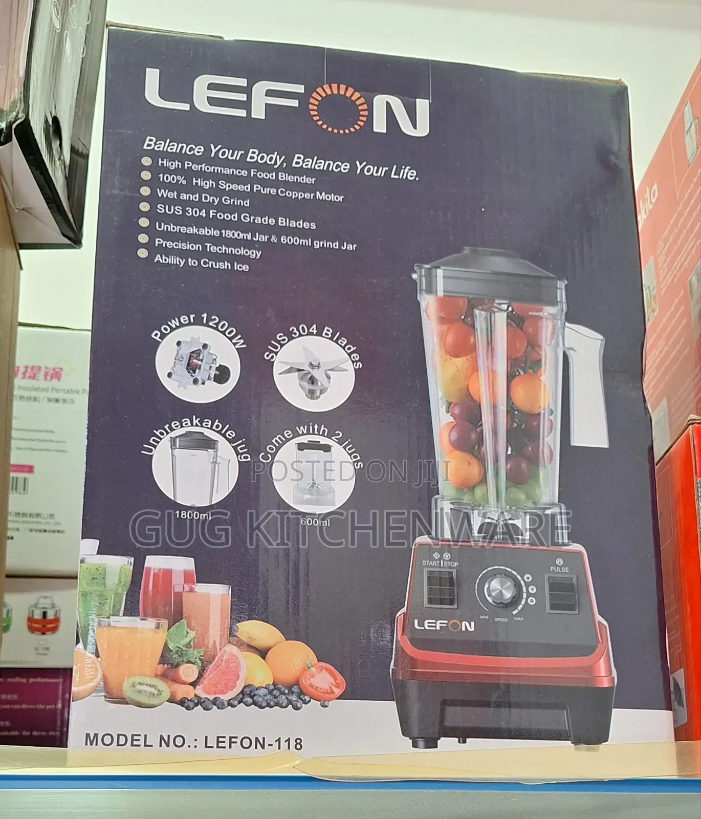 Lefon 2 In 1 Blender