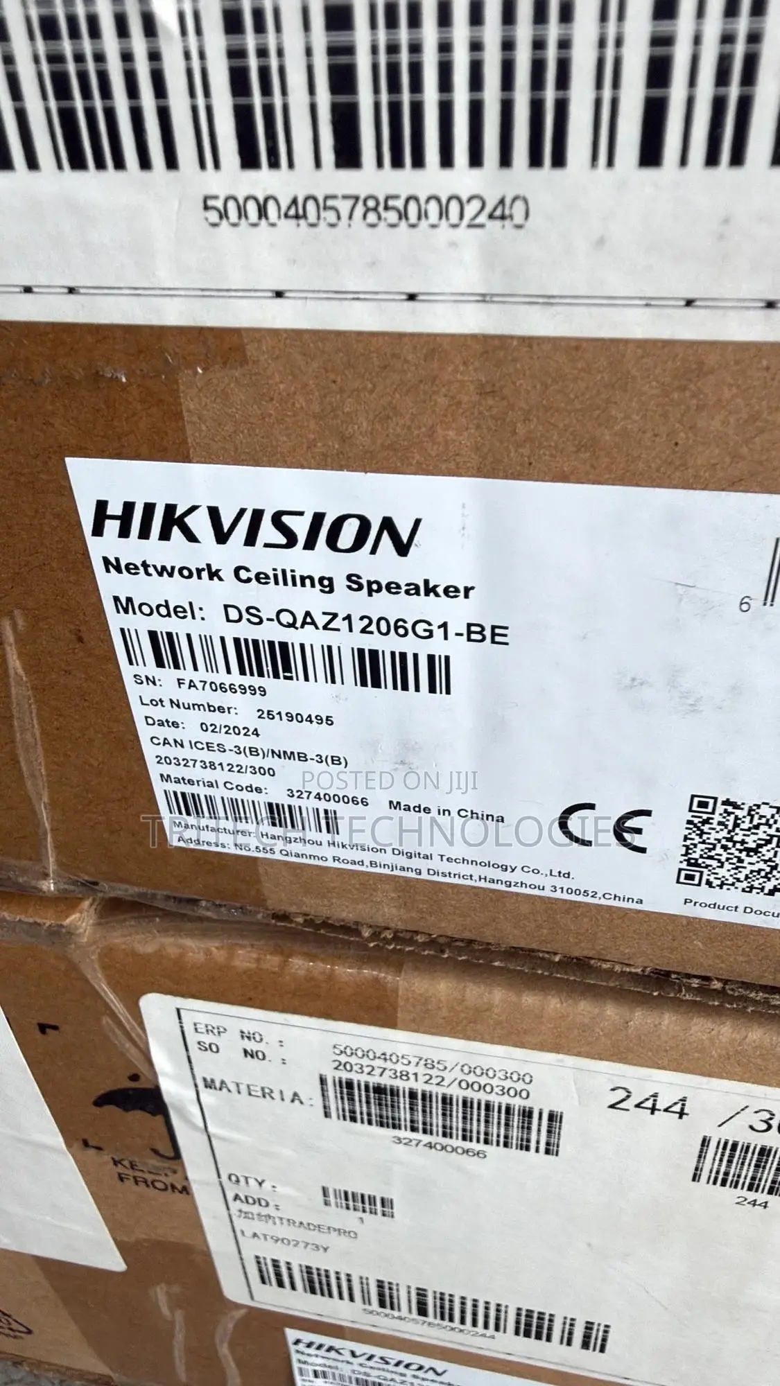 Hikvision Ds-qaz0206g1-s Ip Ceiling Secondary Speaker 6w