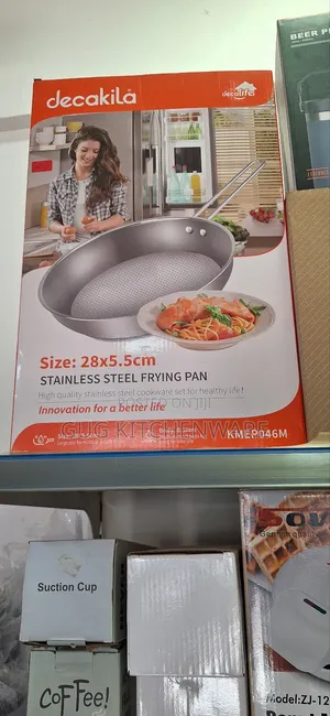 Decakila Stainless Steel Frying Pan
