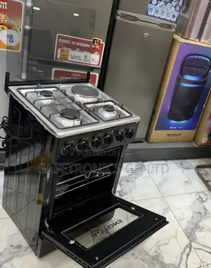Try Original 50x50 Oven Grill 3 Gas 1 Electric Black New Cooker