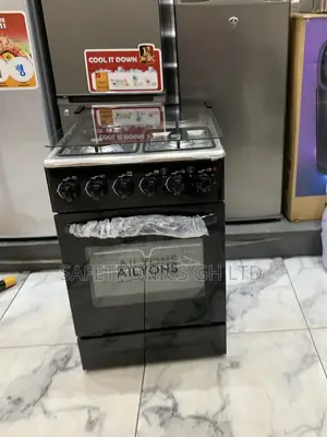 Secure Black 3 Gas 1 Electric Oven Grill Ailyons 50x50 Cooker
