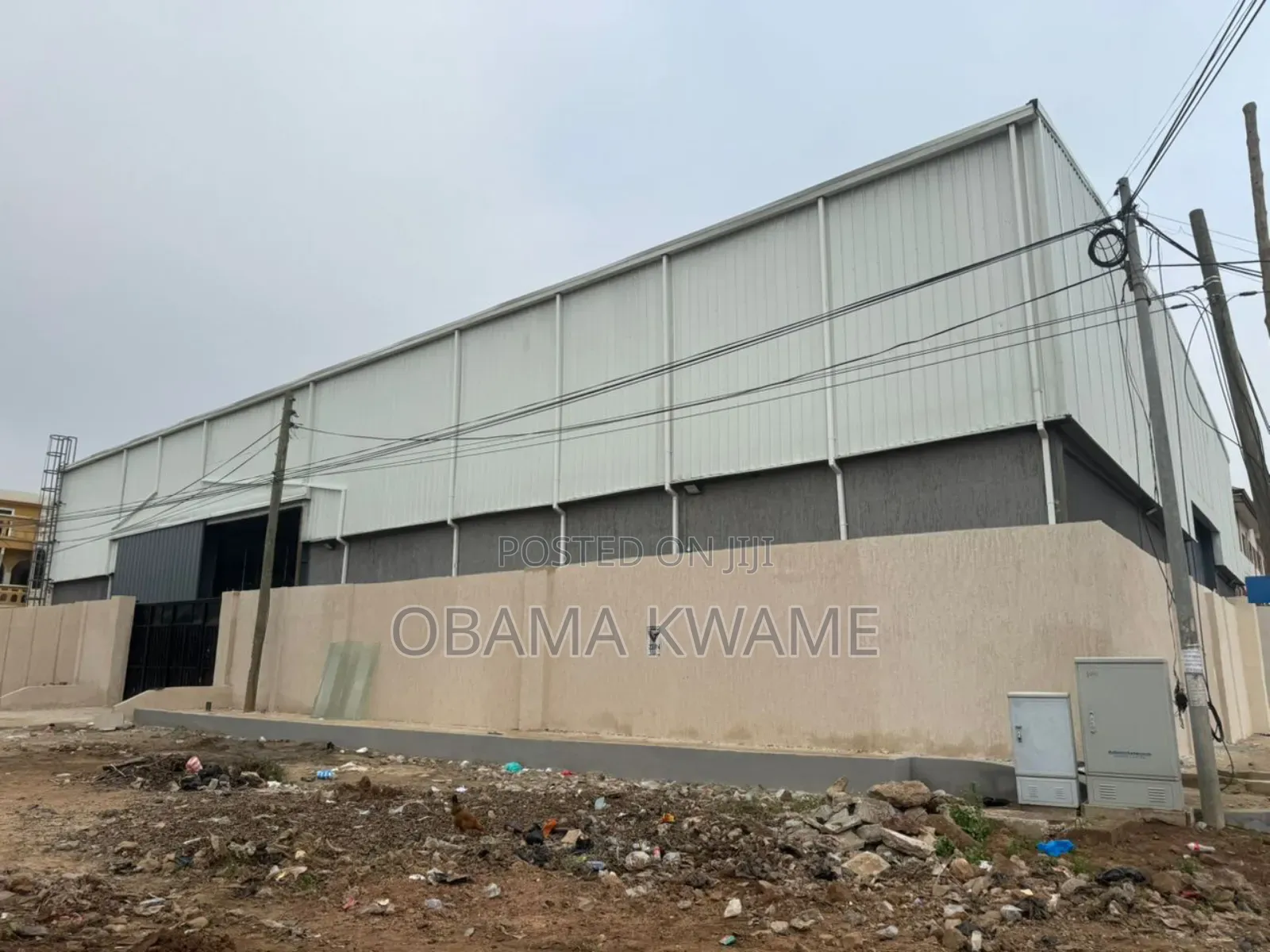 1200 SQM Warehouse for Rent at West Legon