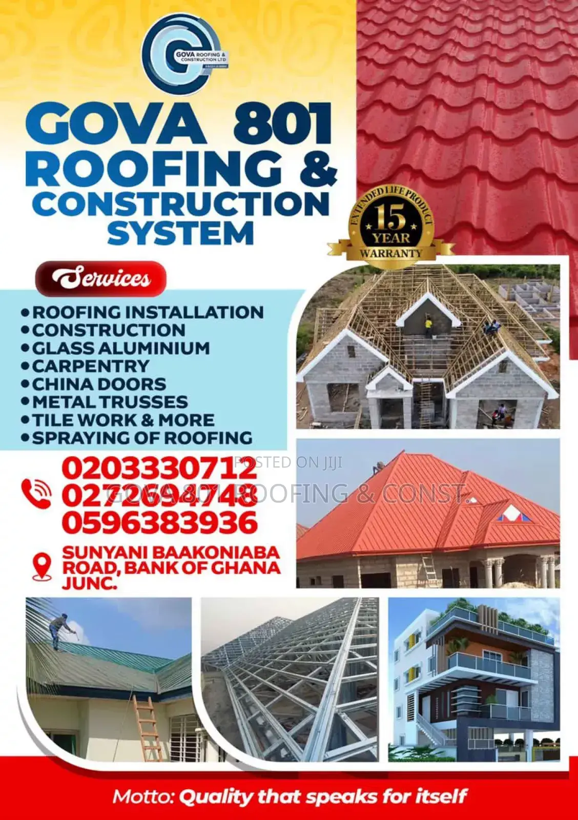 Roofing Installation , Building Construction and More