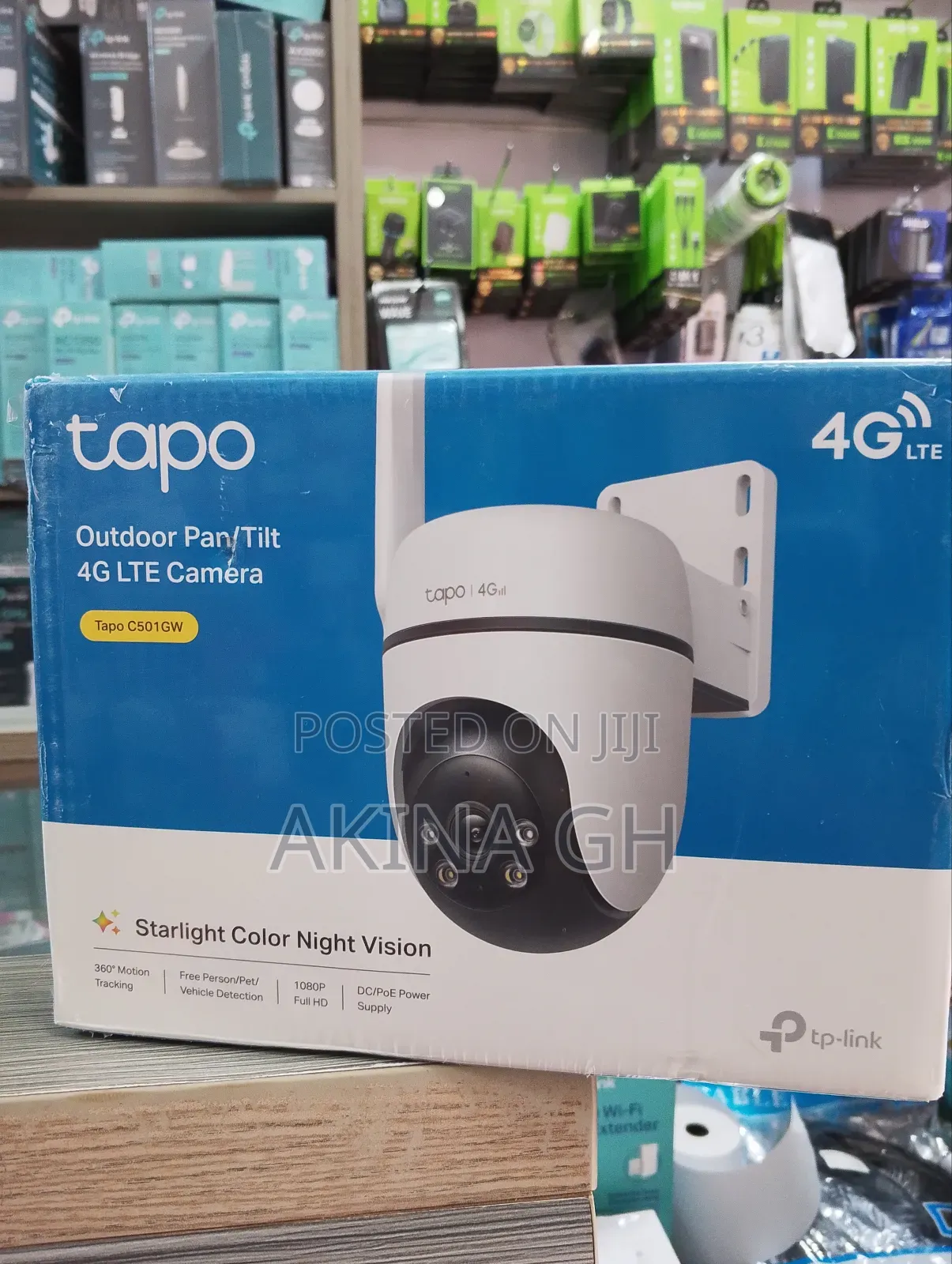 Tapo Outdoor Pan/Tilt 4g Lte Camera (Tapo C501gw)