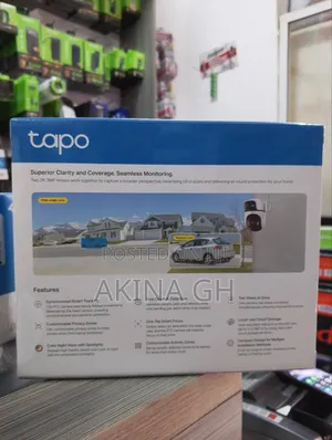 Tapo Outdoor Dual Lens Pan/Tilt Security Camera (Tapo C545d)