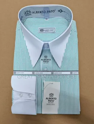 Slim Fit Plain Long Neck