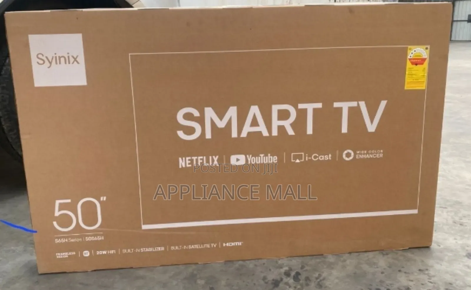 Syinix Tv 50" Smart (New Arrivals)