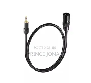 Pngknyocn XLR to 3.5mm 1/8 Inch TRS Male to XLR Male Cable