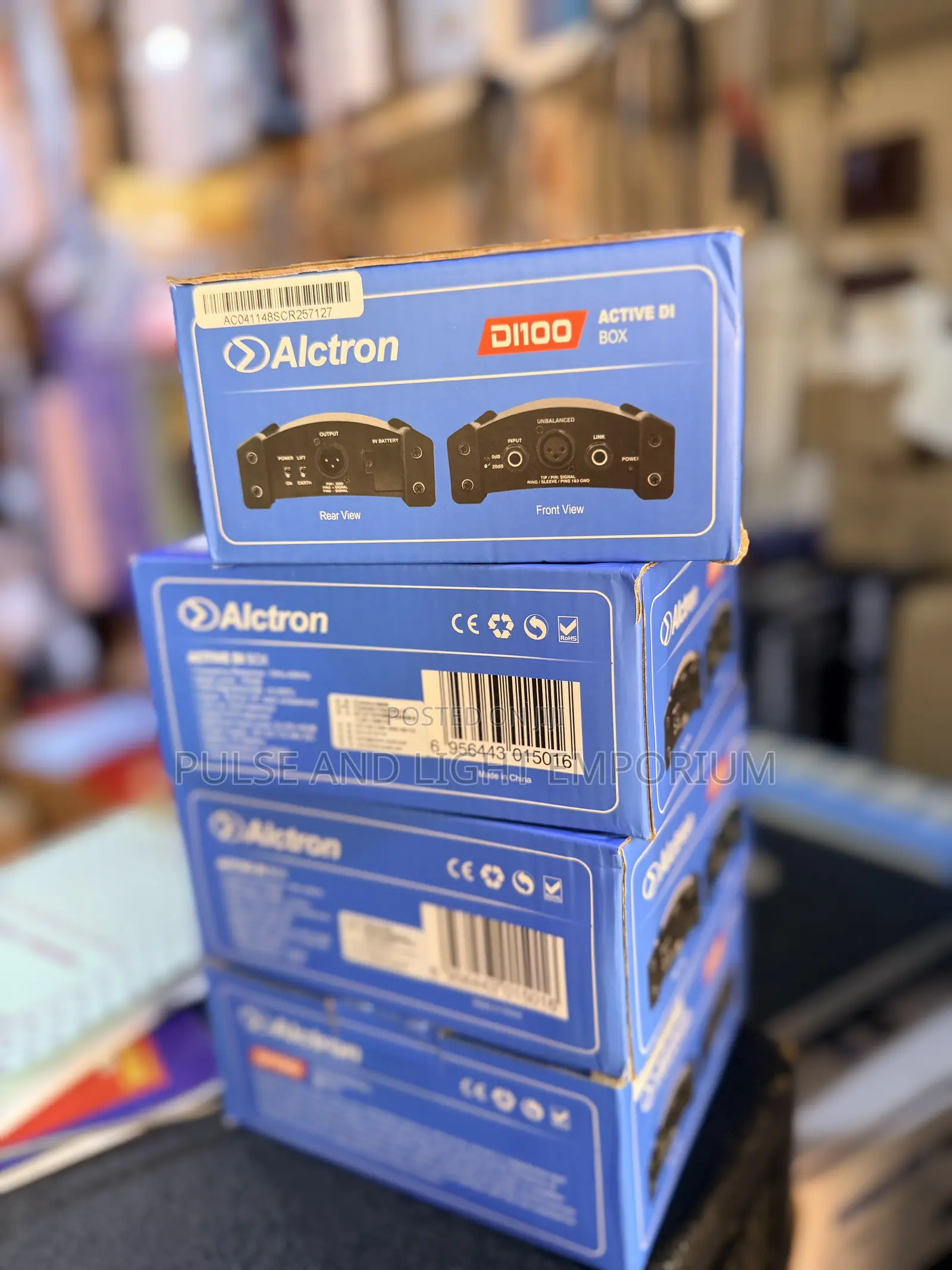 Alctron Di100 Active Di Box Professional Audio Interface Device