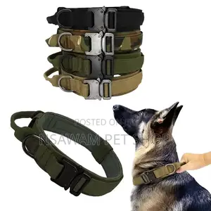 Nylon Tactical Collar With Metal Buckle