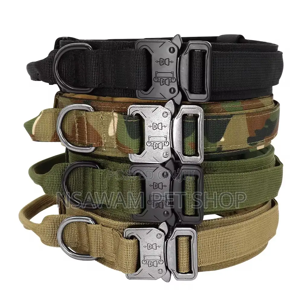 Nylon Tactical Collar With Metal Buckle