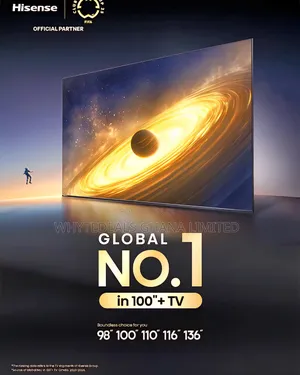 Hisense 100" Qled Tv| Uhd_4k| Slim| 144hz| Smart|2026|5years Warranty