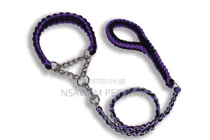 Nylon Woven Pet Chain Plus Leash Collar