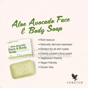 Aloe Avocado Face And Body Soap For Smoothie Skin