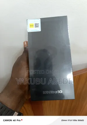 New Samsung Galaxy S20 Ultra 128 GB Black