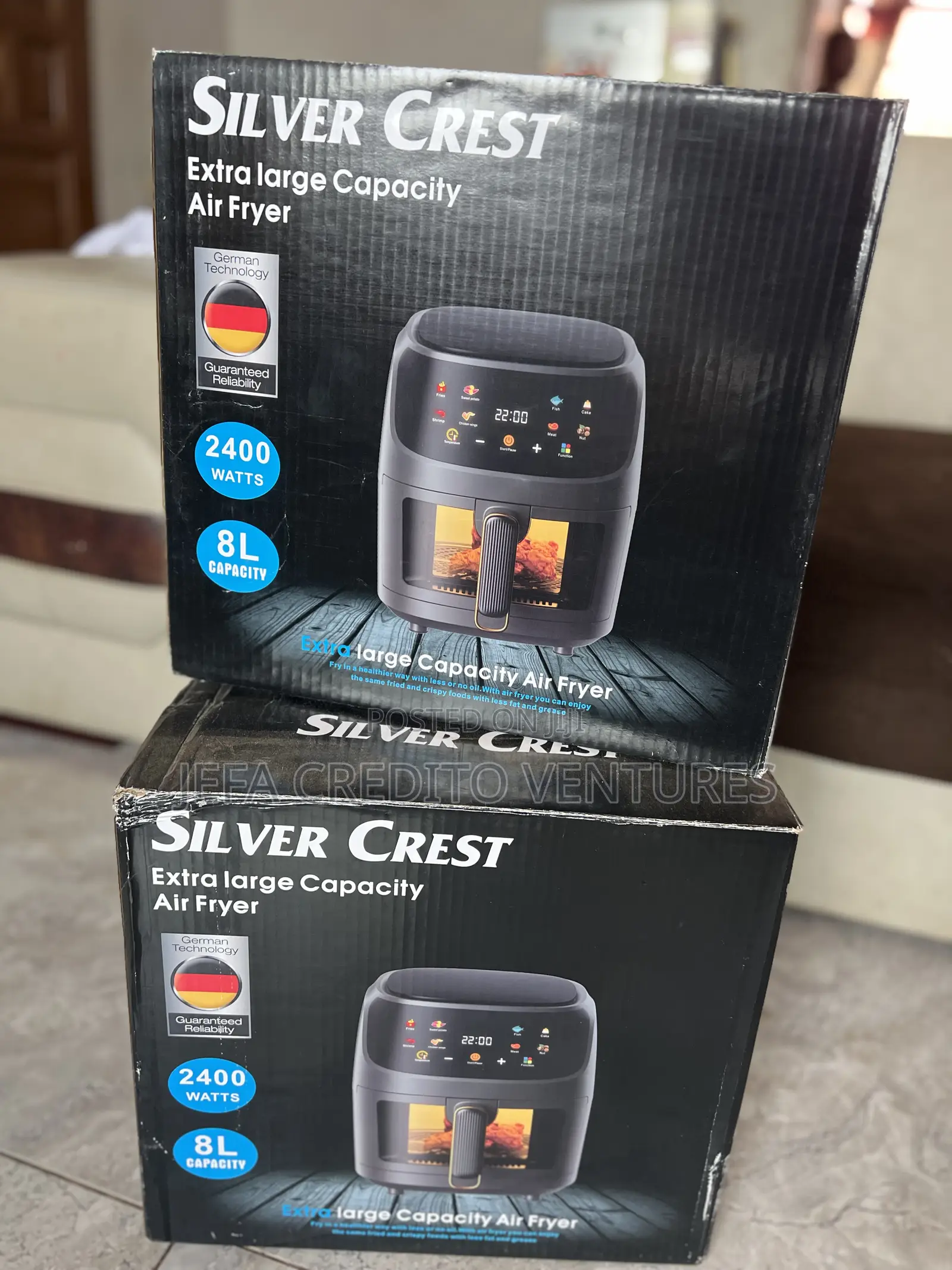 8l Silver Crest Air Fryer