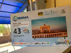 Sigma 43” Smart Led Tv – Full Hd 1080p Frameless (Stv-K43v6-S)