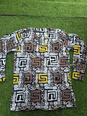 V-Necked African Print for Men (Swipe for More)