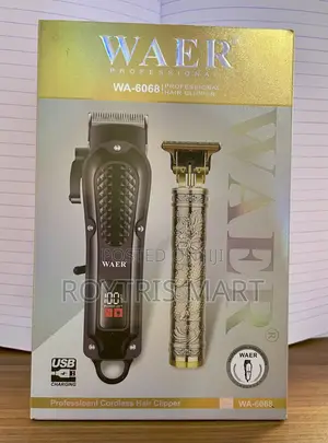 Waer Professional Cordless Hair Clipper Set