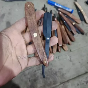 Wooden Handle Shaving Razor Stainless Steel Head
