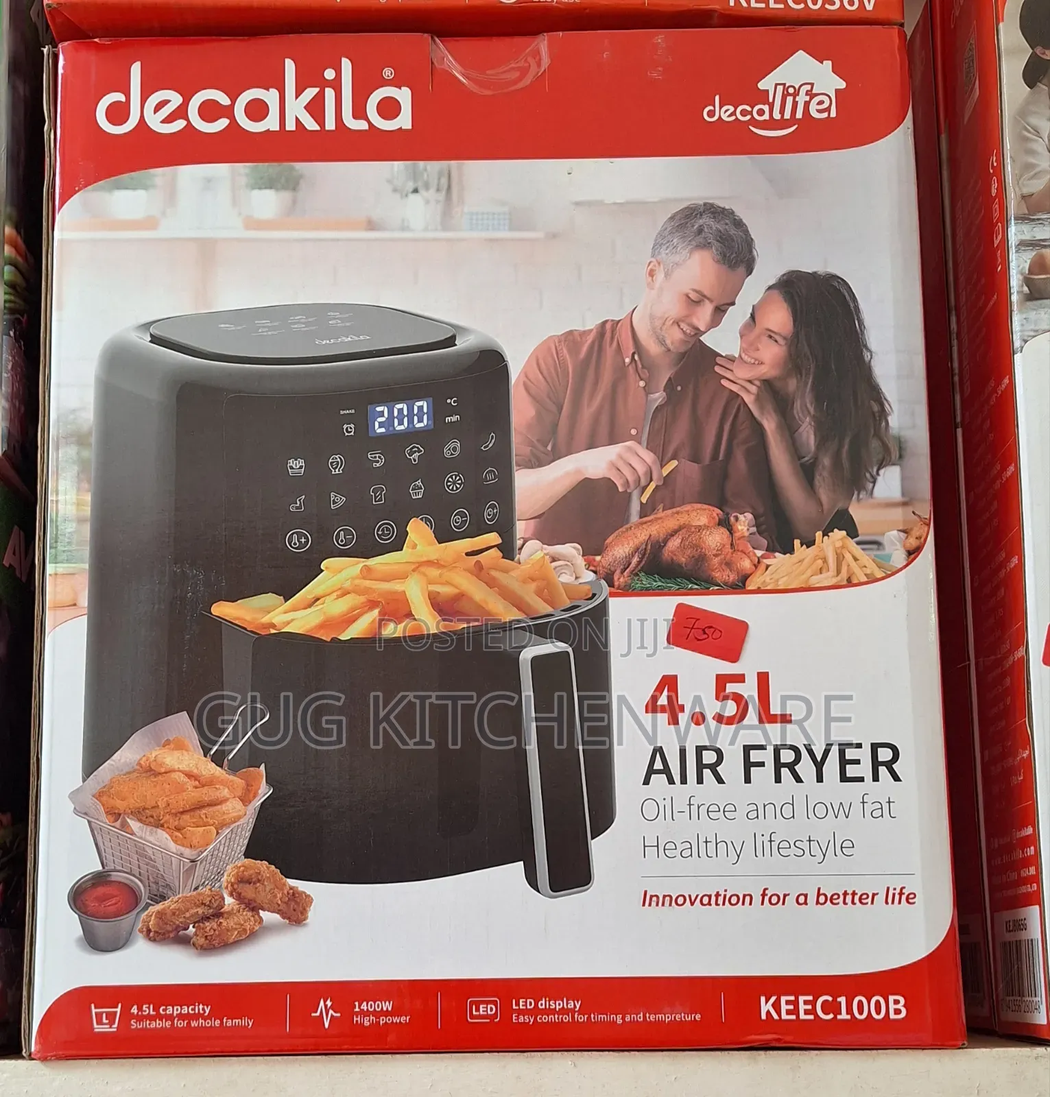 Decakila 4.5l Digital Airfryer