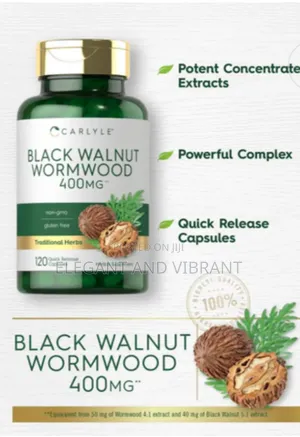 Black Walnut Wormwood | 120 Capsules