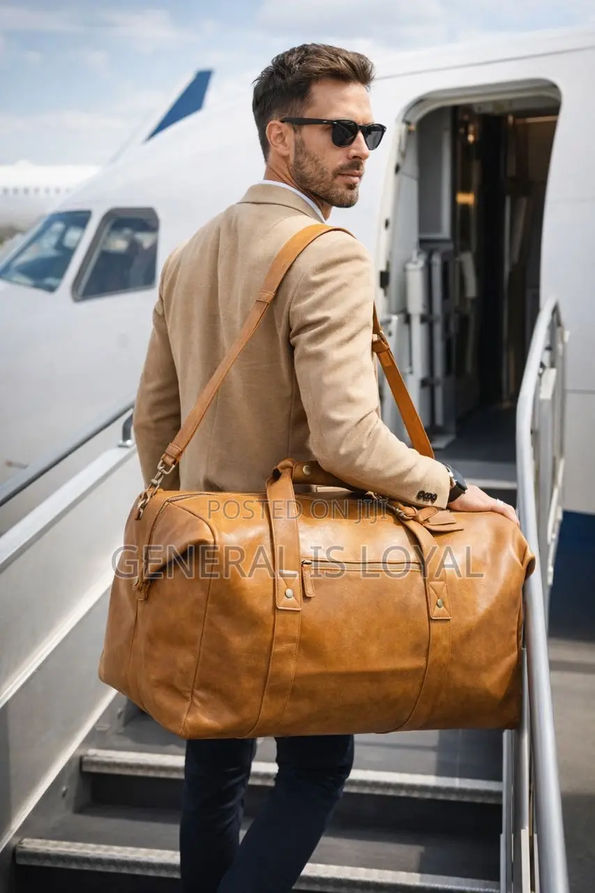 Strong Genuinely Duffel Leather Bag