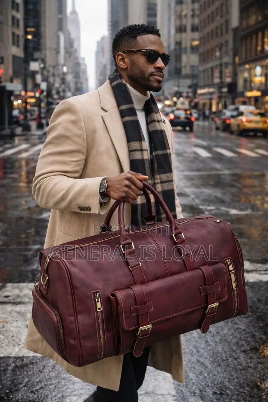 Strong Genuinely Duffel Leather Bag