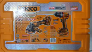 Ingco 20v Cordless Grinder and Impact Drill