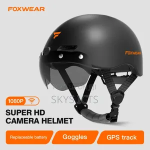 Smart Helmet With Built In Action Camera