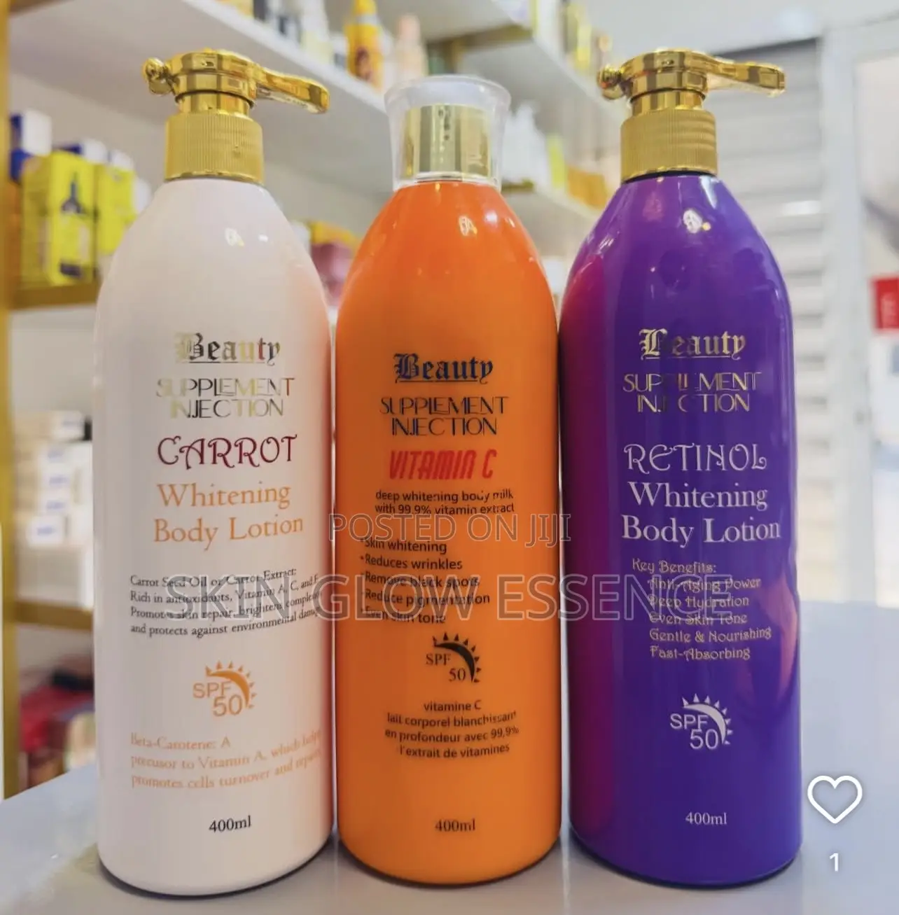 Beauty Supplements Injections Lotion